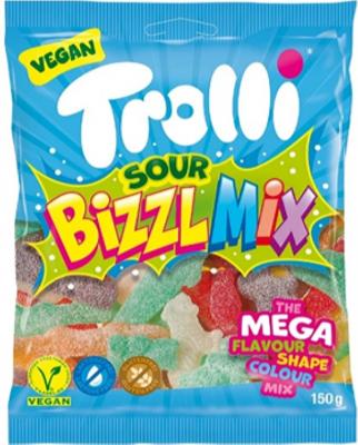 Мармелад жевательный Trolli Bizzl Mix 150 гр