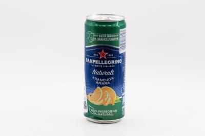 Напиток безалкогольный газированный SANPELLEGRINO Naturali с соком горького апельсина 330 мл ж/б