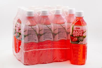 Напиток б/а негаз. Бест с кусочками Алоэ Вера и соком Алоэ Вера "Клубника" 500мл
