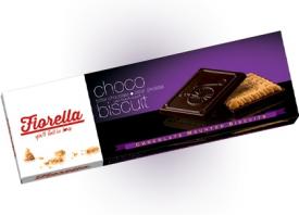 Печенье Fiorella покрытые темным шоколадом 102 гр