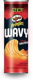 Рифленые чипсы Pringles Вэйви классические 130 грамм