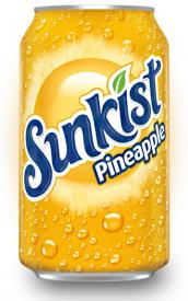 Напиток Sunkist Pineapple 0,355 л
